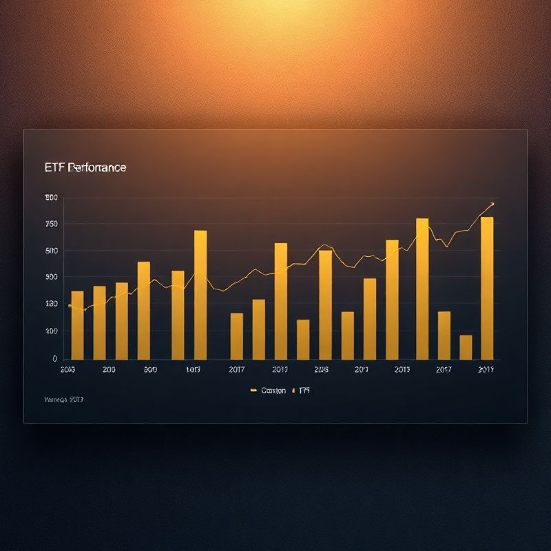 Grafikon prinosa 28 europskih ETF-ova u trogodišnjem periodu